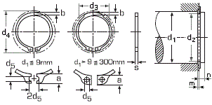 Кольцо ГОСТ 13942/DIN 471 стопорное для вала стальное оцинкованное