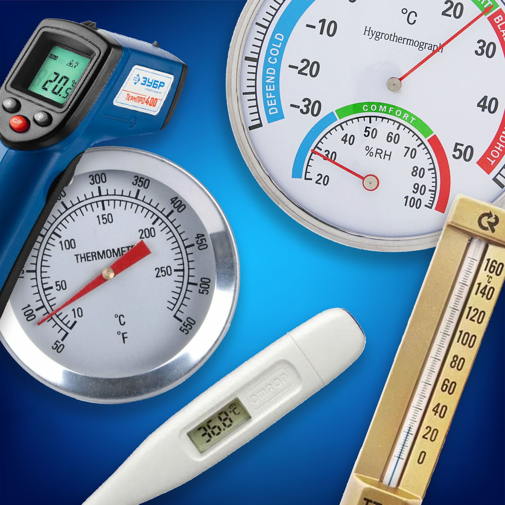 Виды термометров и зачем они нужны