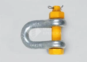 Скоба такелажная грузоподъемная прямая 10 мм (с гайкой) G2150 750 кг