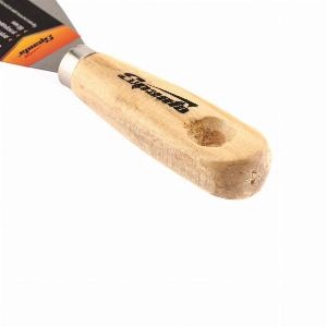 Шпательная лопатка из углеродистой стали, 80 мм, деревянная ручка Sparta