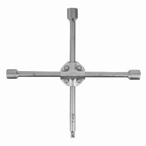 Ключ-крест баллонный, 17 х 19 х 21 мм, под квадрат 1/2, усиленный, толщина 16 мм Matrix Professional