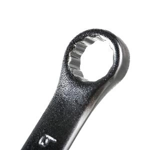 Ключ комбинированный, 9 мм, CrV, матовый хром Stels