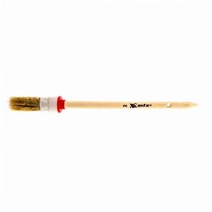 Кисть круглая № 2 (20 мм), натуральная щетина, деревянная ручка MTX
